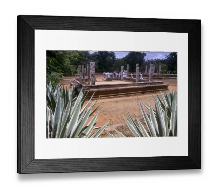 Framed Print : Anuradhapura is one of Sri Lanka's ancient capitals and famous for its well-preserved ruins