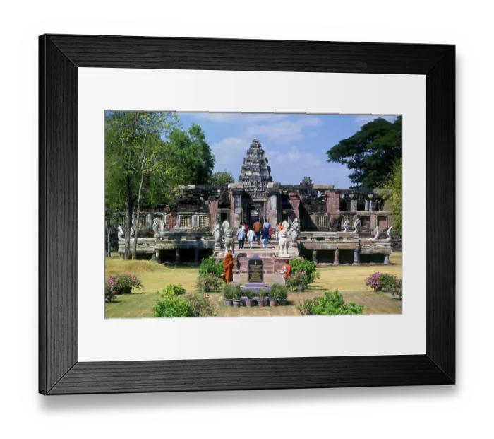 Framed Print : The complex at Phimai dates originally from the reign of Surayavarman II (r)
