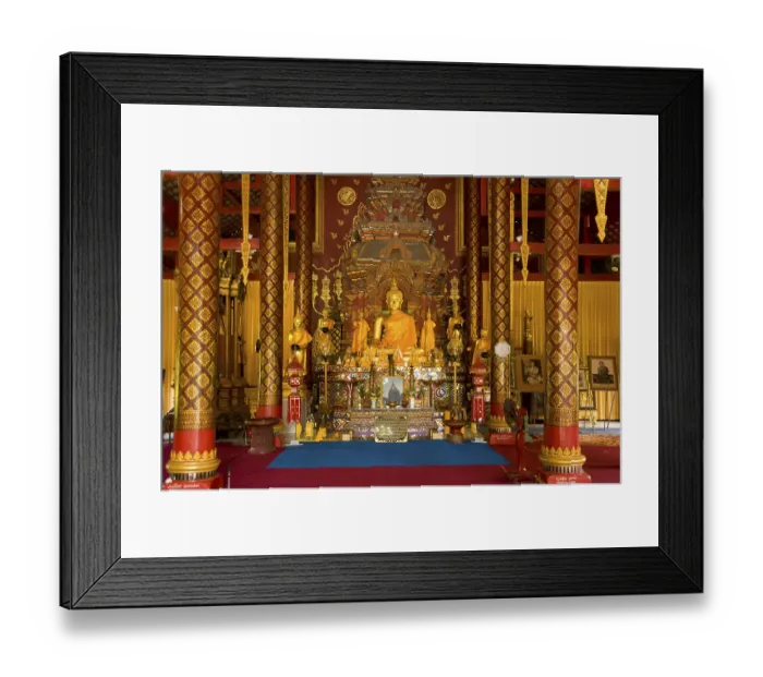 Framed Print : Wat Chiang Man (Chiang Mun) was built in 1297 CE and is thought to be Chiang Mai's oldest temple