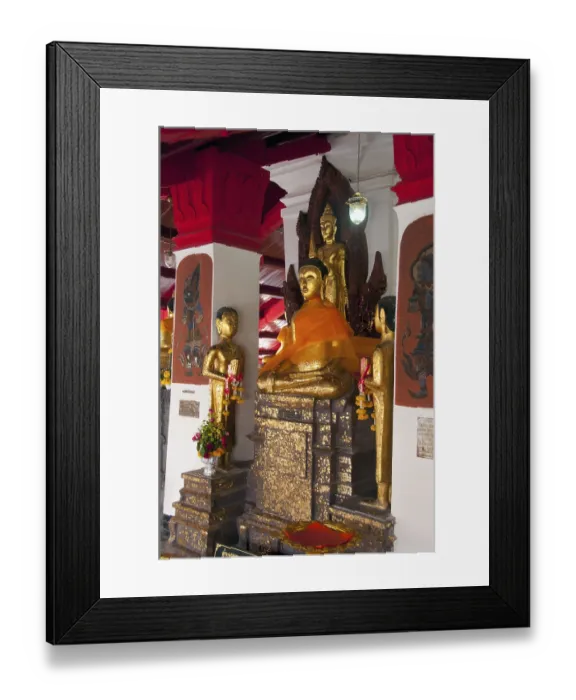 Framed Print : Wat Phra Mahathat Woramahawihan