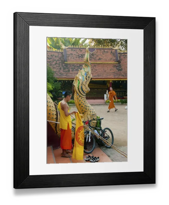Framed Print : King Mengrai founded the city of Chiang Mai (meaning new city') in 1296