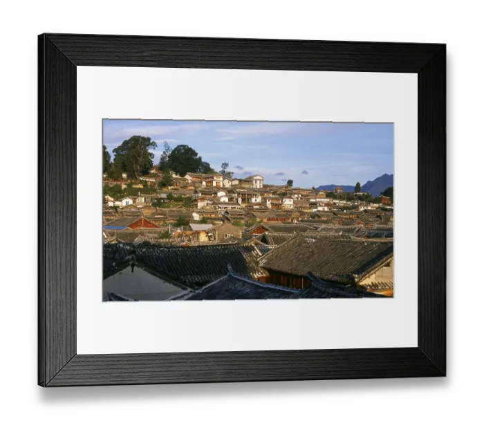 Framed Print : The Naxi or Nakhi are an ethnic group inhabiting the foothills of the Himalayas in the northwestern part of Yunnan