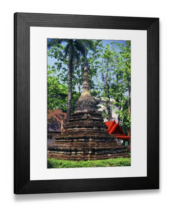 Framed Print : The precincts of Yupparat School were once the site of the palace Framed Print : The precincts of Yupparat School were once the site of the palace
