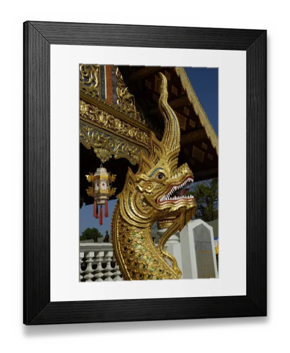 Framed Print : Naga at Wat Phra Singh, Chiang Mai, Thailand Framed Print : Naga at Wat Phra Singh, Chiang Mai, Thailand