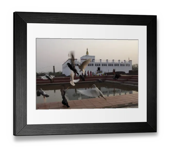 Framed Print : Peoples at maya devi temple, lumbini, nepal Framed Print : Peoples at maya devi temple, lumbini, nepal