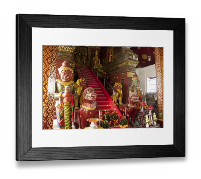 Framed Print : Wat Phra Mahathat Woramahawihan