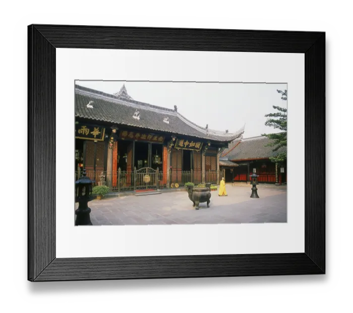 Framed Print : Wenshu Yuan (Wenshu Temple) dates back to the Tang Dynasty (June 18)