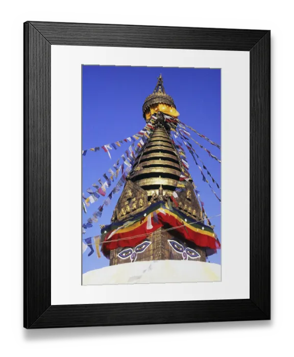 Framed Print : Buddhist temple, India Framed Print : Buddhist temple, India