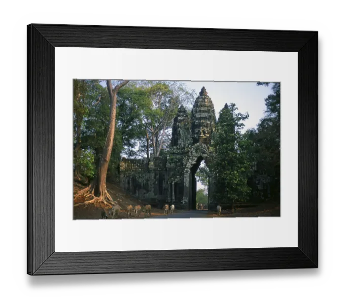 Framed Print : Angkor Thom, meaning The Great City