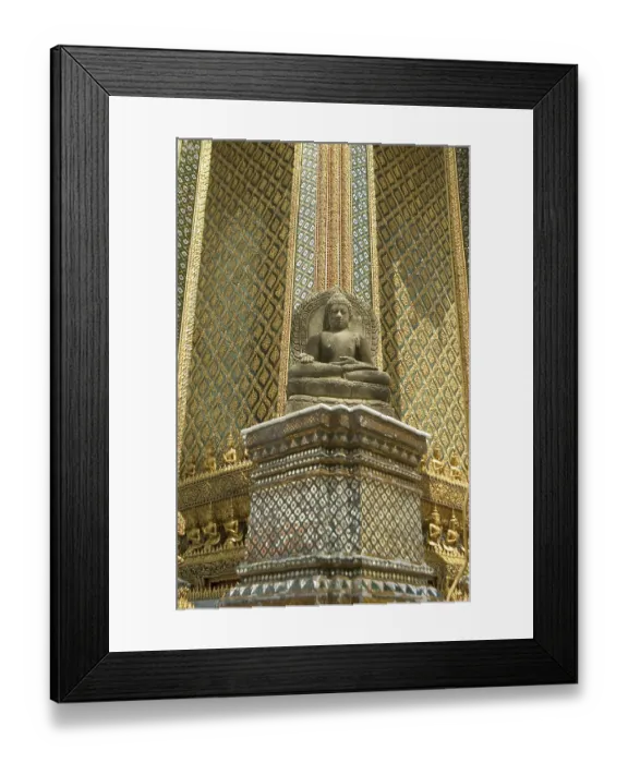 Framed Print : Buddha Statue, Grand Palace (Place for King's Pray)