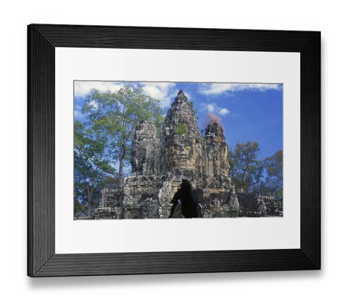 Framed Print : Angkor Thom, meaning The Great City Framed Print : Angkor Thom, meaning The Great City