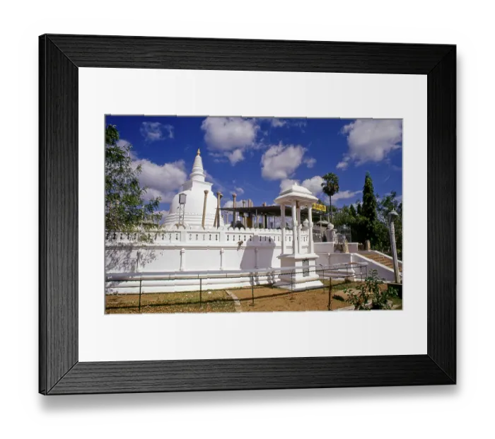 Framed Print : The Thuparama Dagoba is considered to be the first dagoba built in Sri Lanka after the introduction of Buddhism