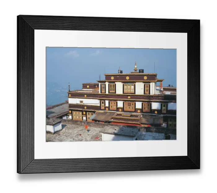 Framed Print : Rumtek monastery, gangtok, sikkim, india, asia Framed Print : Rumtek monastery, gangtok, sikkim, india, asia