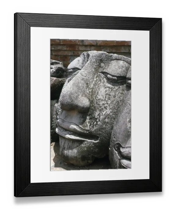 Framed Print : Ayutthaya (Ayudhya) was a Siamese kingdom that existed from 1351 to 1767