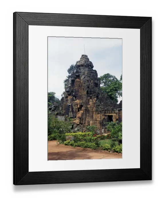 Framed Print : The laterite temple of Ta Prohm was built by King Jayavarman VII on top of an earlier 6th century Khmer shrine Framed Print : The laterite temple of Ta Prohm was built by King Jayavarman VII on top of an earlier 6th century Khmer shrine