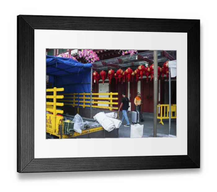 Framed Print : 23.01.2020, Singapore, Republic of Singapore Framed Print : 23.01.2020, Singapore, Republic of Singapore