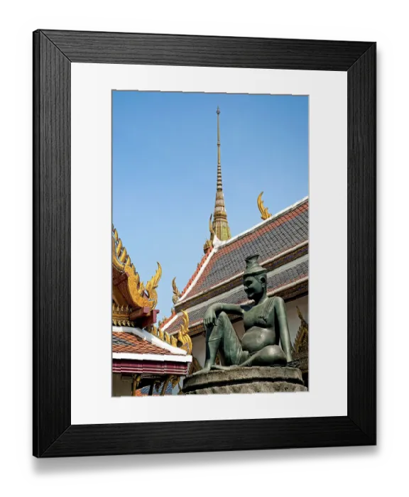 Framed Print : Grand palace buddhist temple bangkok thailand