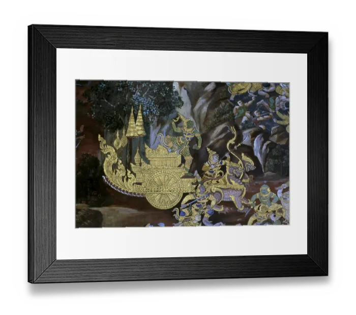 Framed Print : The Ramayana is a story as old as time and - at least in the Indian subcontinent