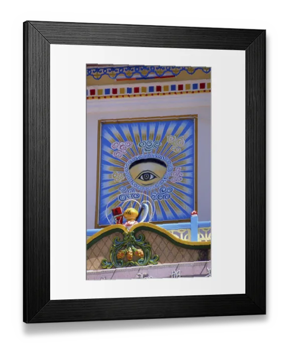 Framed Print : The Holy See of the Cao Dai is in the Vietnamese province of Tay Ninh