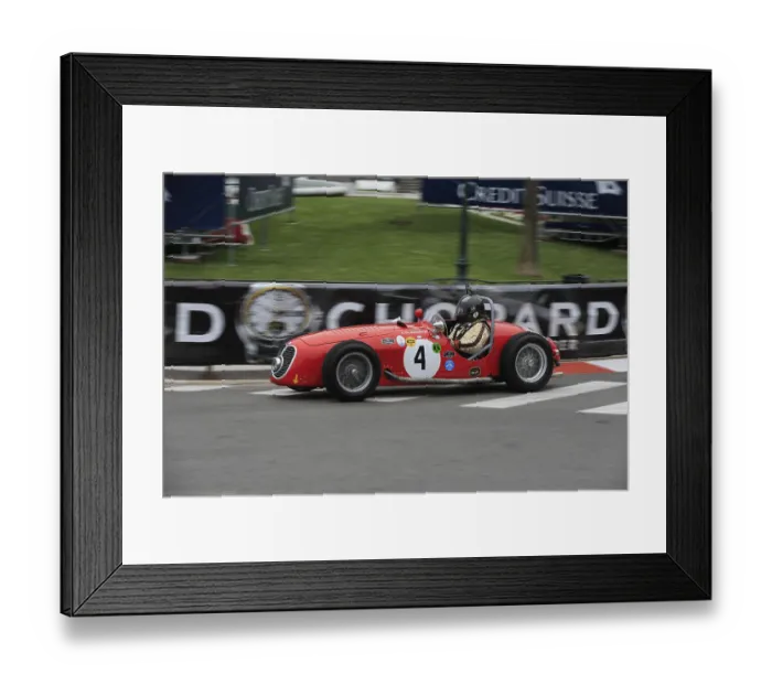 Framed Print : Maserati A6 GCS, driver Christian Dumolin Framed Print : Maserati A6 GCS, driver Christian Dumolin