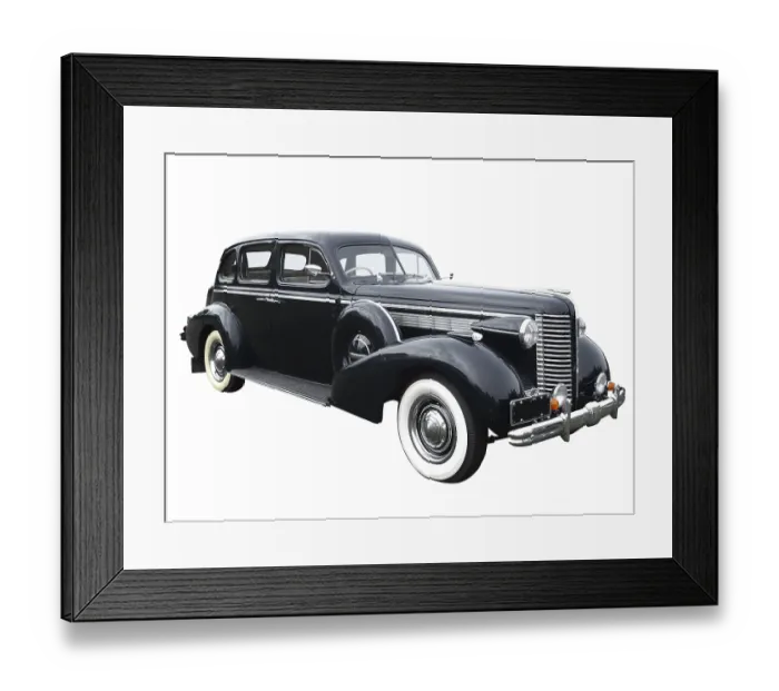 Framed Print : 1938 Buick Special isolated Framed Print : 1938 Buick Special isolated