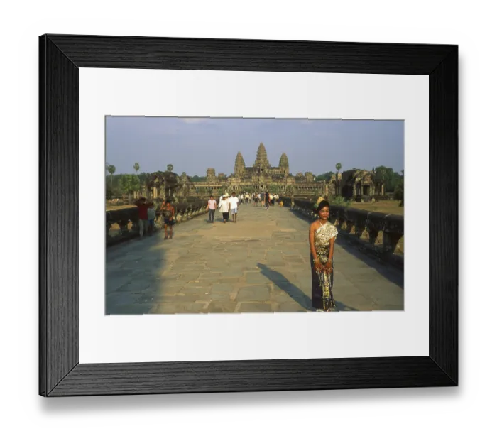 Framed Print : Angkor Wat was built for King Suryavarman II (ruled 1113-50)
