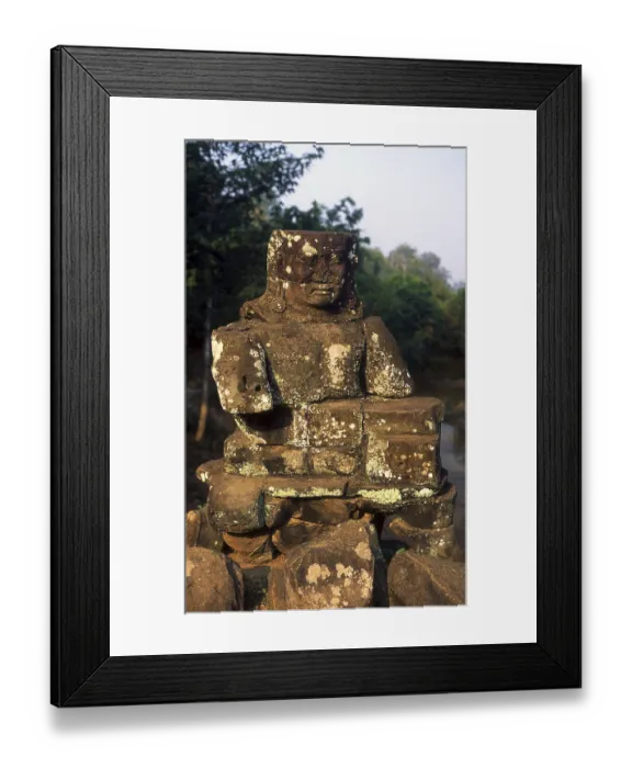 Framed Print : Asuras are usually seen in opposition to Devas (benevolent deities or angels)