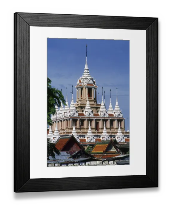 Framed Print : Wat Ratchanaddaram was built on the orders of King Nangklao (Rama III) for Mom Chao Ying Sommanus Wattanavadi in 1846 Framed Print : Wat Ratchanaddaram was built on the orders of King Nangklao (Rama III) for Mom Chao Ying Sommanus Wattanavadi in 1846