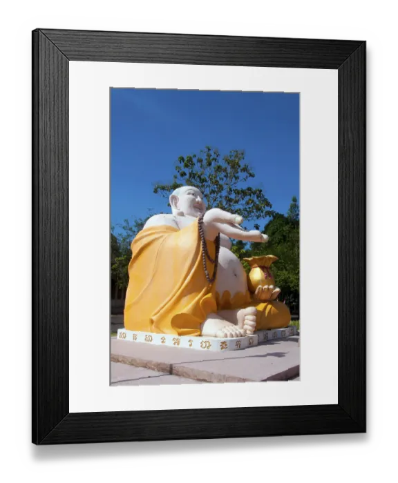 Framed Print : Budai (Chinese: 布袋)