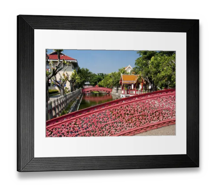 Framed Print : The temple's full name is Wat Benchamabophit Dusitvanaram