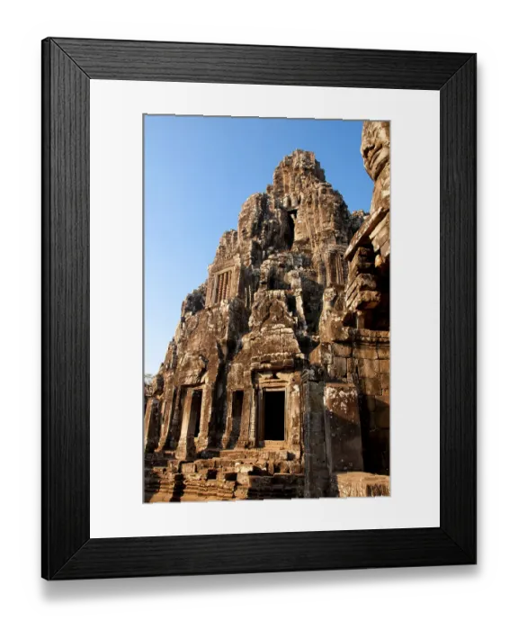 Framed Print : The Bayon was originally the official state temple of the Mahayana Buddhist King Jayavarman VII Framed Print : The Bayon was originally the official state temple of the Mahayana Buddhist King Jayavarman VII