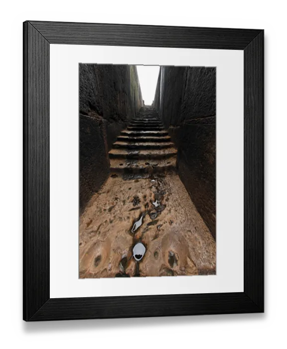Framed Print : Heritage Buddha excavated site