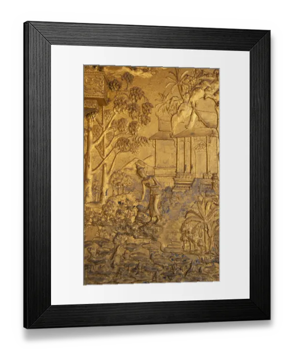 Framed Print : Wat Mai Suwannaphumaham dates from the early 19th century Framed Print : Wat Mai Suwannaphumaham dates from the early 19th century