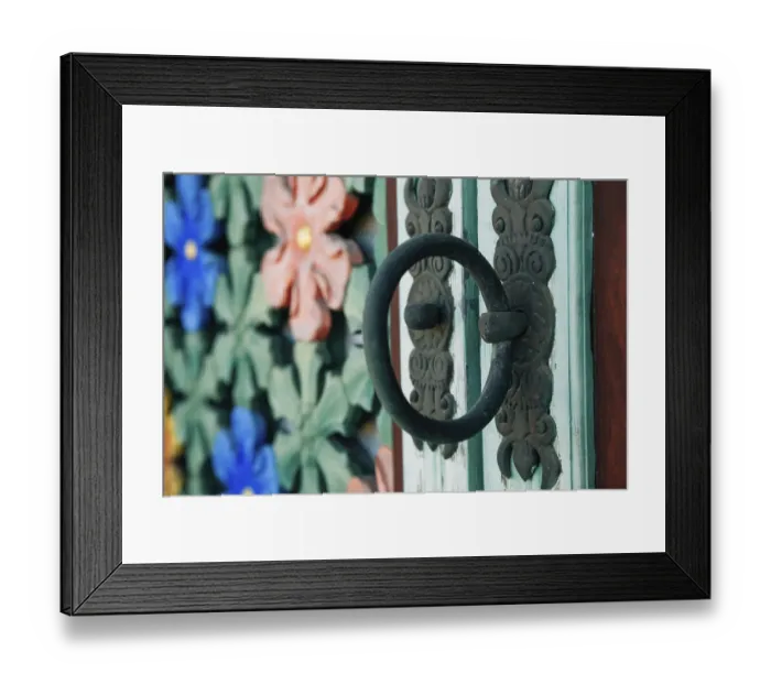Framed Print : Korean old temple, Korean traditional door Framed Print : Korean old temple, Korean traditional door