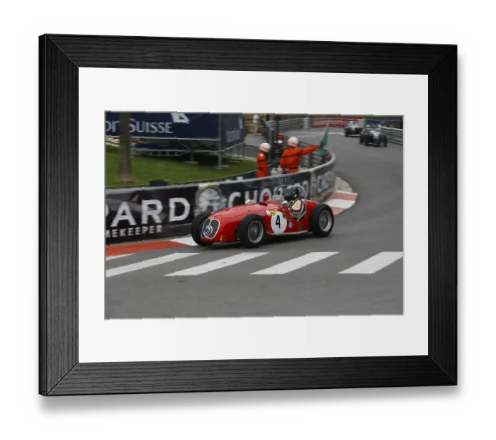 Framed Print : Maserati A6 GCS, driver Christian Dumolin