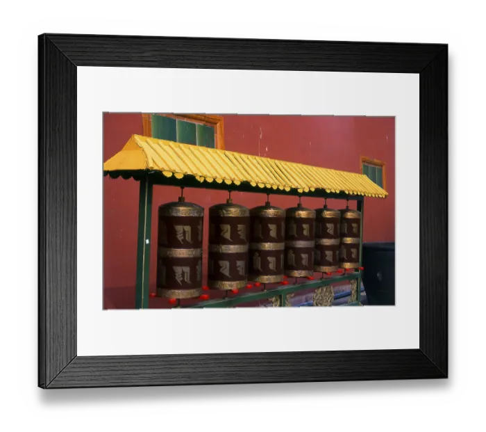 Framed Print : The Putuo Zongcheng Temple is a Qing Dynasty era Buddhist temple complex built between 1767 and 1771