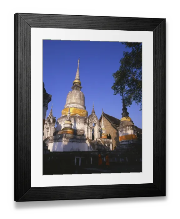 Framed Print : Wat Suan Dok (Thai: วัดสวนดอก)