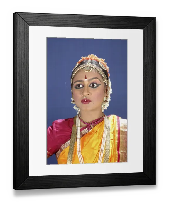 Framed Print : Bharatnatyam, Indian Classical Dance