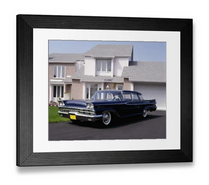 Framed Print : 1959 Mercury MonarchII Lucerne