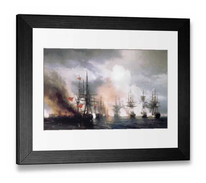 Framed Print : The Battle of Sinop, or the Battle of Sinope