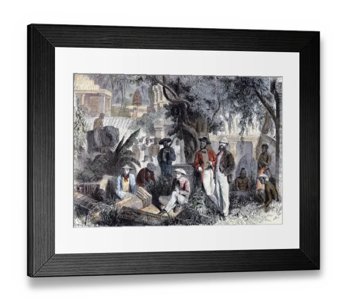 Framed Print : Angkor Wat was built in the early 12th century for King Suryavarman II (ruled 1113-50)