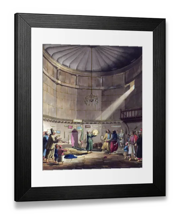 Framed Print : Edward Dodwell (1767 - 13 May 1832) was an Irish painter