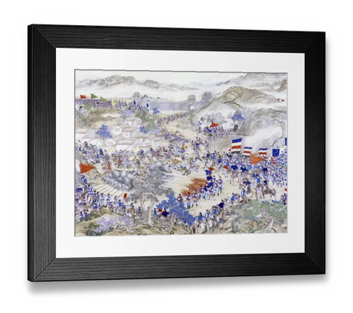 Framed Print : The Taiping Rebellion was a widespread civil war in southern China from 1850 to 1864