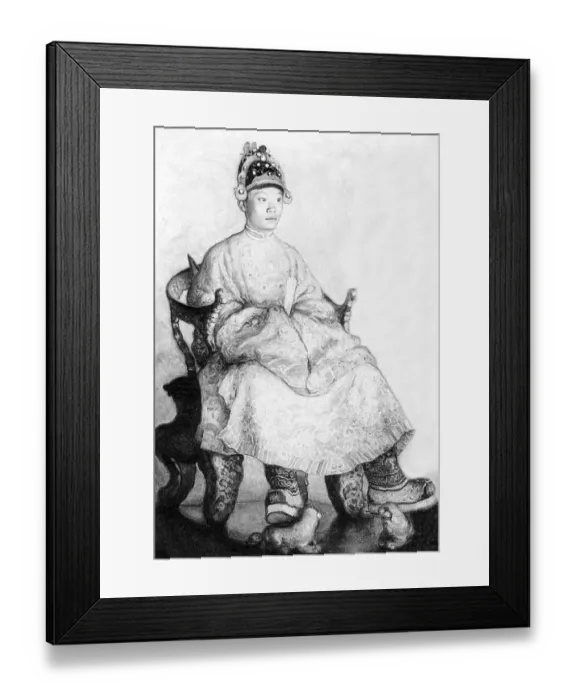 Framed Print : Emperor Thanh Thai (14 March 1879 - 24 March 1954)