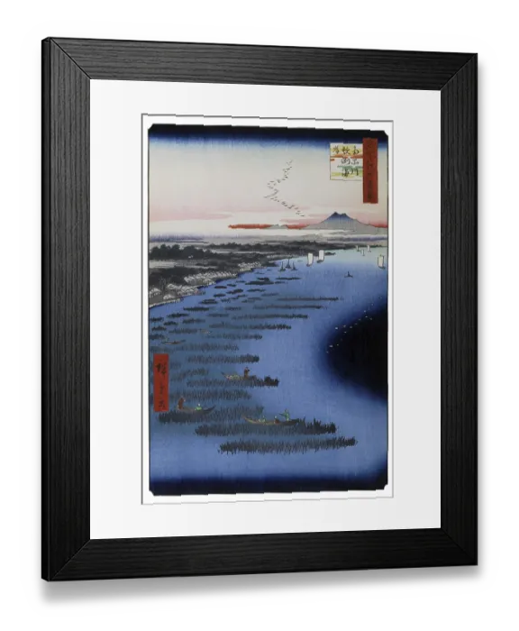 Framed Print : Hiroshige's One Hundred Famous Views of Edo (名所江戸百景) Framed Print : Hiroshige's One Hundred Famous Views of Edo (名所江戸百景)