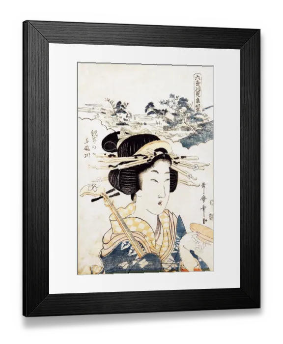 Framed Print : Kitagawa Utamaro (ca. 1753 - October 31)