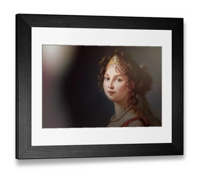 Framed Print : Louise of Mecklenburg-Strelitz
