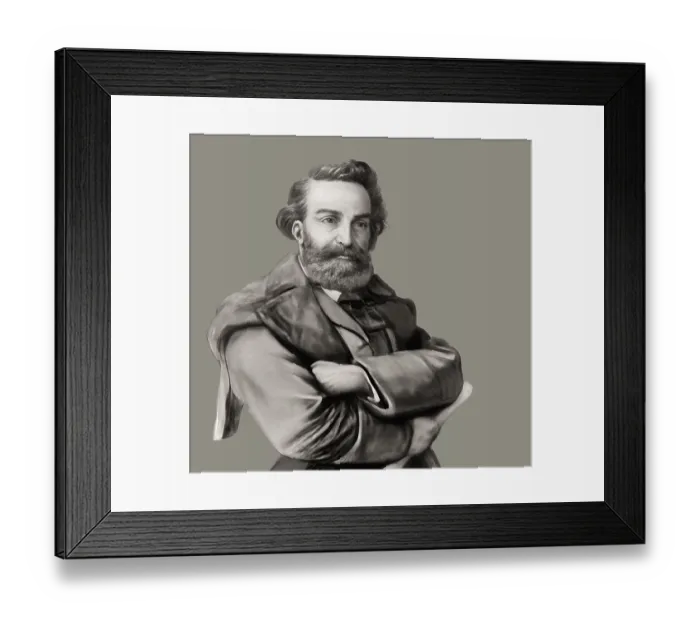 Framed Print : Louis Favre, 1826 - 1879