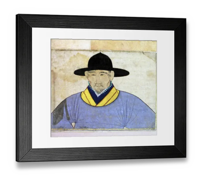 Framed Print : Siyah Kalem or Black Pen is the name given to the 15th century school of painting attributed to Mehmed