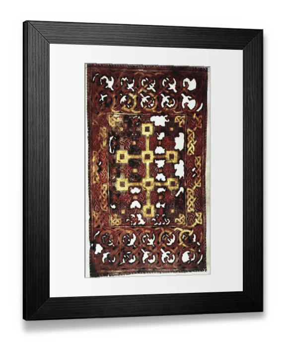 Framed Print : The Book of Durrow is a medieval illuminated manuscript gospel book in the Insular art style